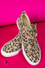 Load image into Gallery viewer, Leopard Pull On Sneaker
