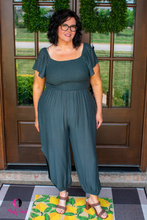 Load image into Gallery viewer, Green Plus Size Jumpsuit
