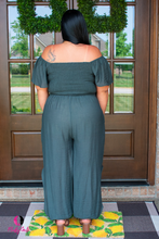 Load image into Gallery viewer, Green Plus Size Jumpsuit
