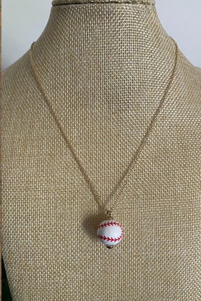 Baseball Necklace