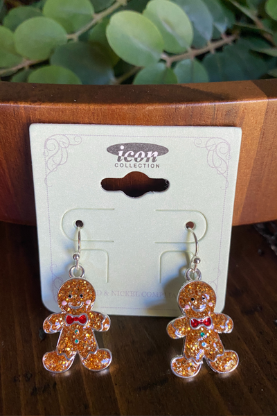 Ginger Bread Drop Earrings