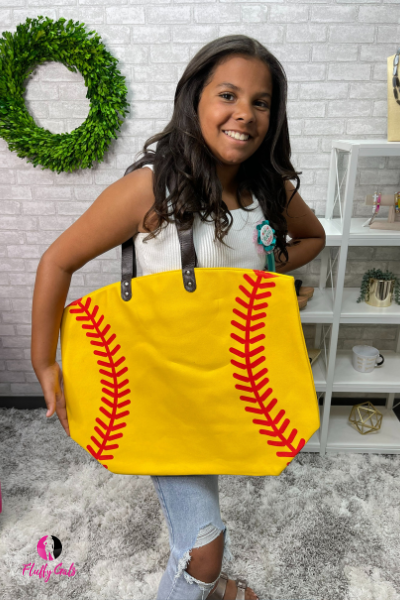 Softball Tote Bag