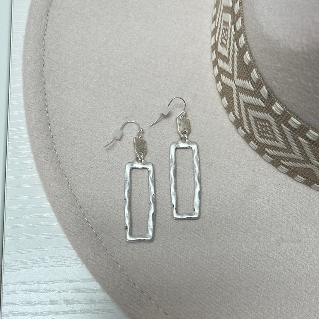 Metal Drop Earrings