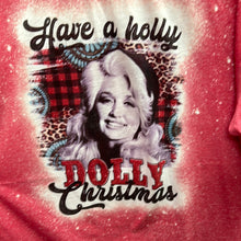 Load image into Gallery viewer, Dolly Bleached Christmas Tee
