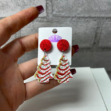 Load image into Gallery viewer, Christmas Snack Cake Earrings
